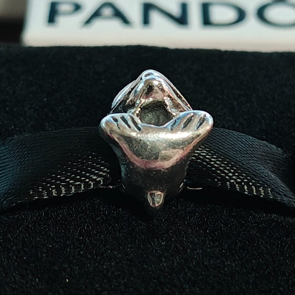 Authentic Pandora Retired Dolphin Charm 790189 Sterling Silver - Picture 8 of 8